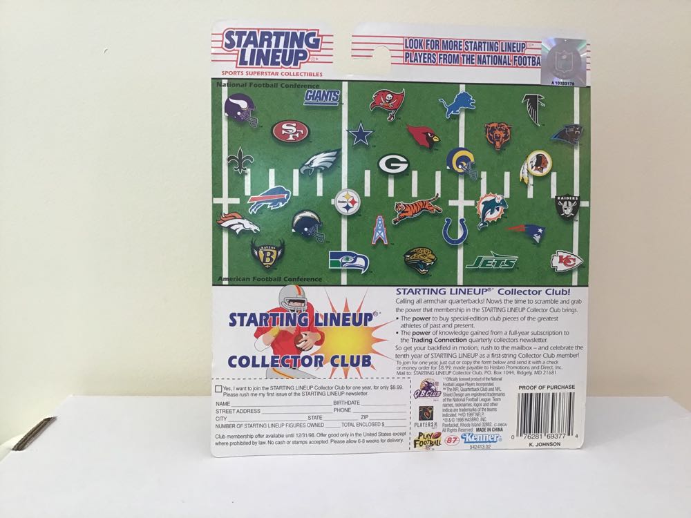 Keyshawn Johnson - Kenner action figure collectible - Main Image 2