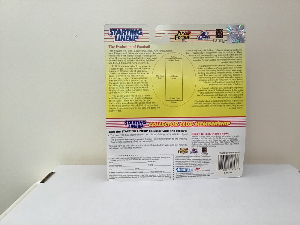 Brett Favre - Kenner action figure collectible - Main Image 2