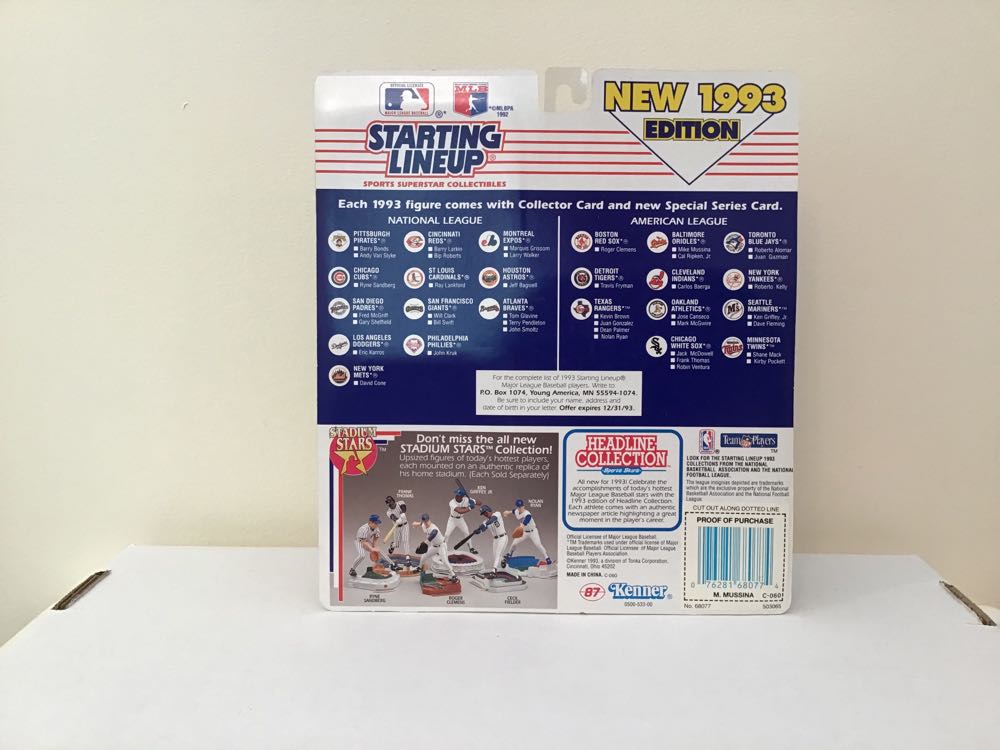 Mike Mussina - Kenner action figure collectible - Main Image 2