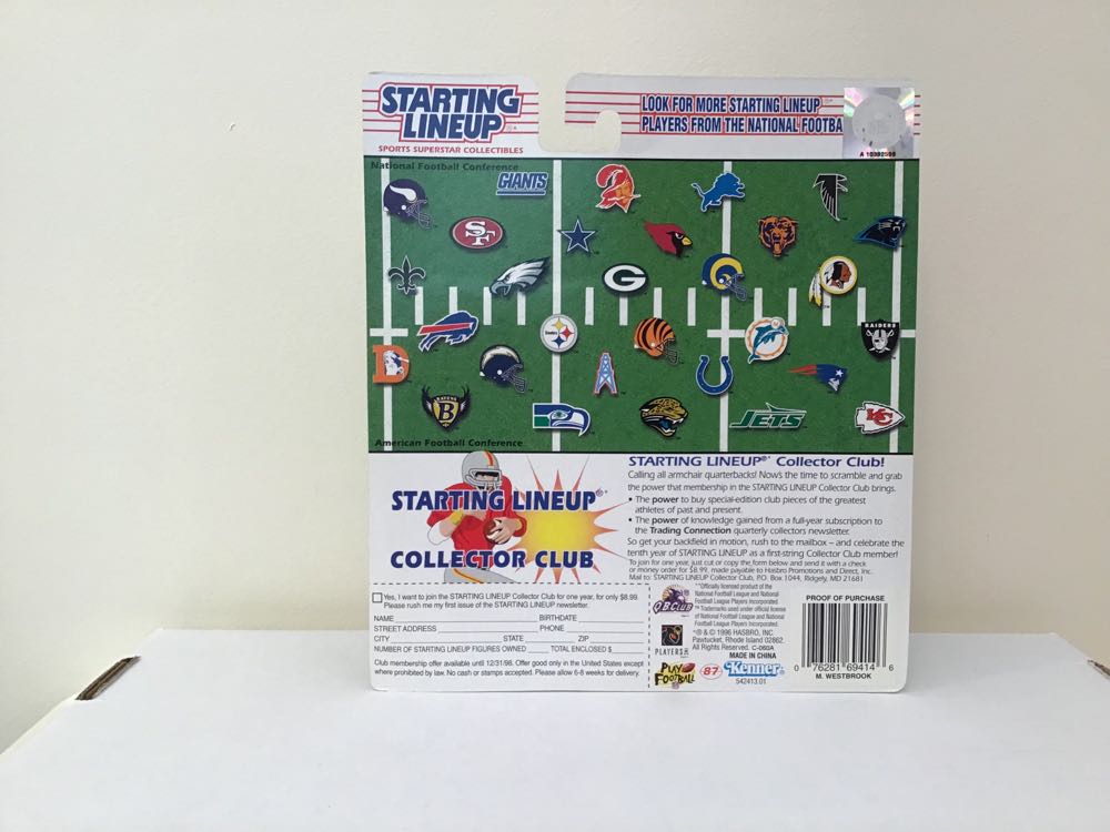 Michael Westbrook - Kenner action figure collectible - Main Image 2