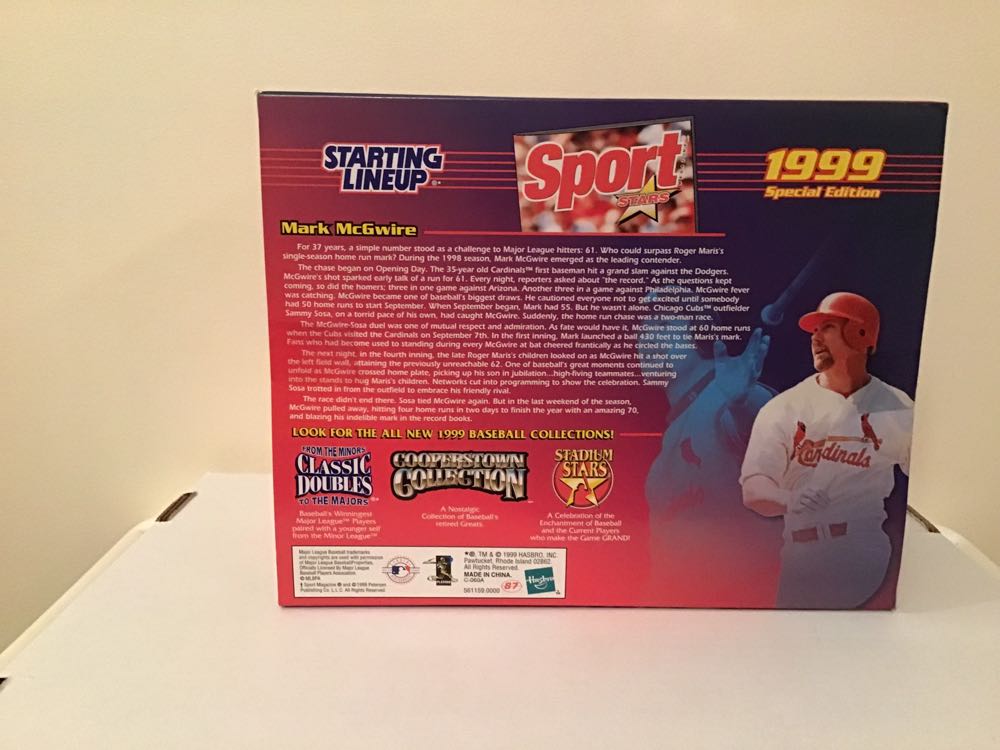 Mark McGwire - Kenner (Sport Stars) action figure collectible - Main Image 2
