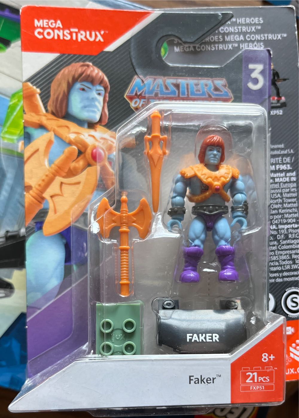 Mega Construx Heroes Faker Building Set - Mega Construx (Mattel) (Masters Of The Universe) action figure collectible [Barcode 887961697377] - Main Image 2