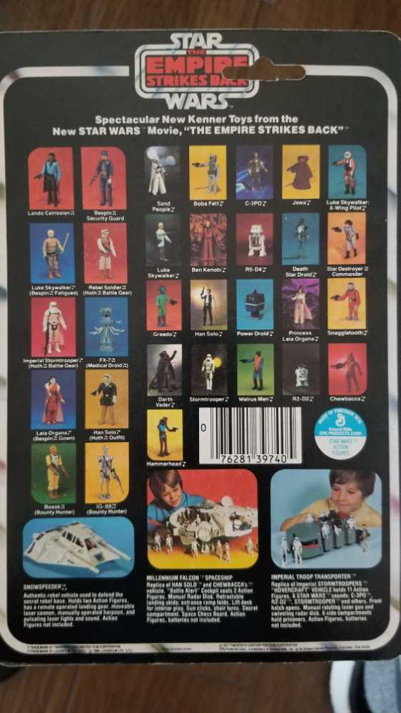 Imperial Stormtrooper (Hoth Battle Hear) [31A-ESB, Hong Kong COO 1, Sculpt 1] - Kenner (The Empire Strikes Back (31 Set)) action figure collectible [Barcode 076281397405] - Main Image 2