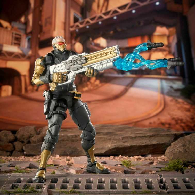 Soldier 76 (Golden) - Hasbro (Overwatch) action figure collectible [Barcode 630509845248] - Main Image 4