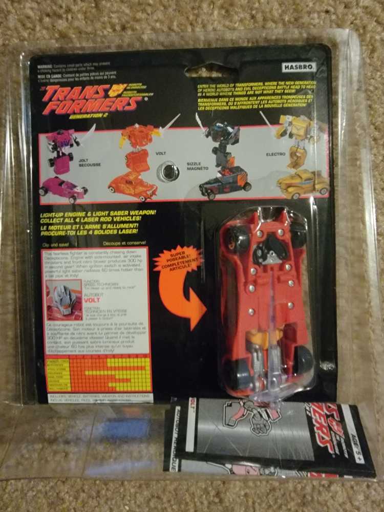 Transformers Generation 2 Volt  action figure collectible [Barcode 038976801383] - Main Image 2