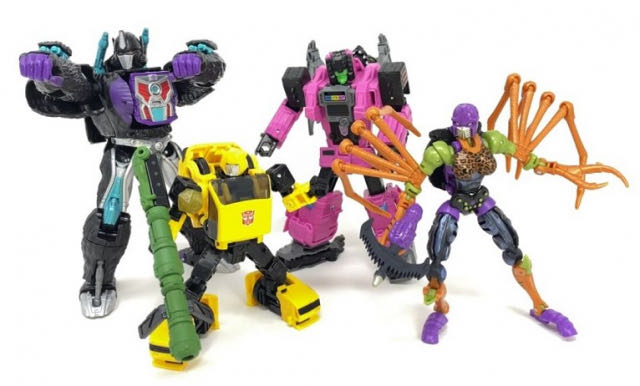 Transformers WFC Worlds Collide: Nemesis Primal, Fangry, Bumblebee & Blackarachnia - Hasbro (The Transformers) action figure collectible [Barcode 5010993854783] - Main Image 2