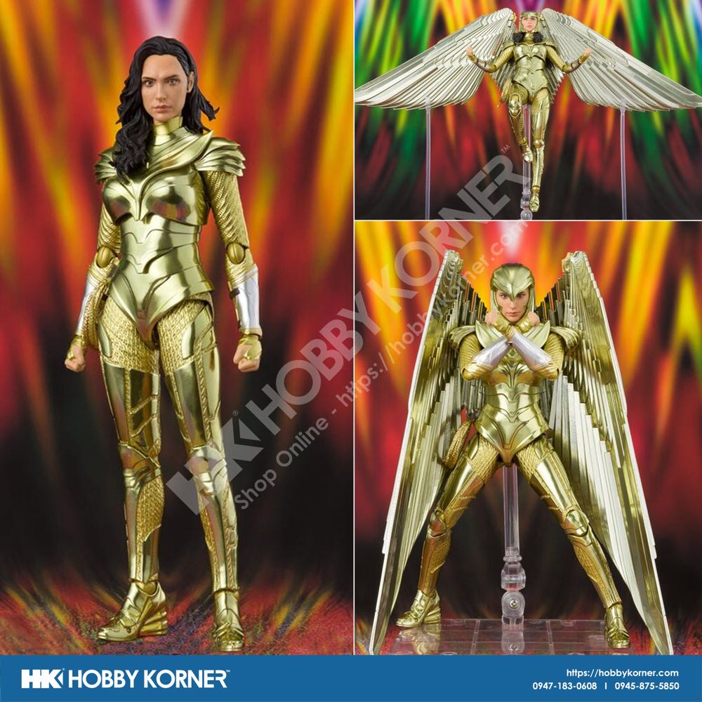 Bandai Tamashii Nations S.H. Figuarts Wonder Woman (Asteria’s Armor) - Bandai Tamashii Nations (WW84) action figure collectible [Barcode 4573102604996] - Main Image 4