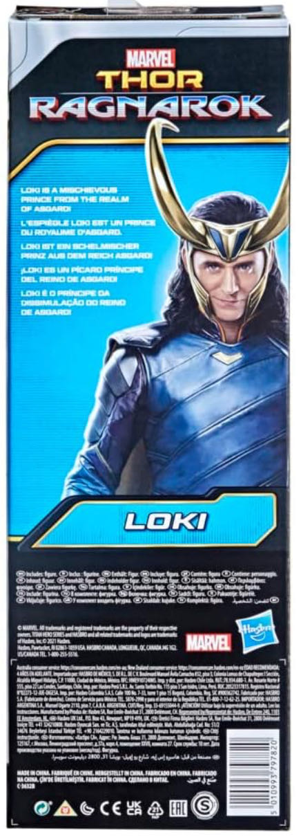 Loki (Thor Ragnarok) - Hasbro (Marvel Titan Hero Series) action figure collectible [Barcode 5010993797820] - Main Image 2