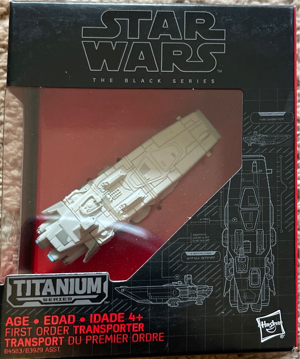 First Order Transport - Disney / Hasbro (The Black Series Titanium Series (Vehicles)) action figure collectible [Barcode 630509362523] - Main Image 2
