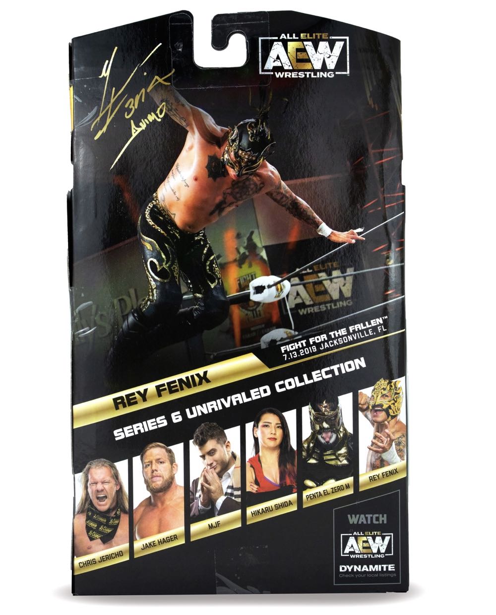 Rey Fenix - Jazwares LLC (AEW Unrivaled) action figure collectible [Barcode 191726377467] - Main Image 3