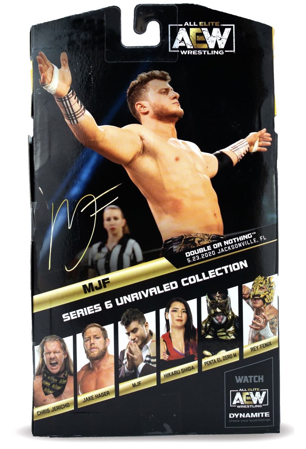 47. Maxwell Jacob Friedman - Jazwares LLC (AEW Unrivaled) action figure collectible [Barcode 191726377436] - Main Image 3