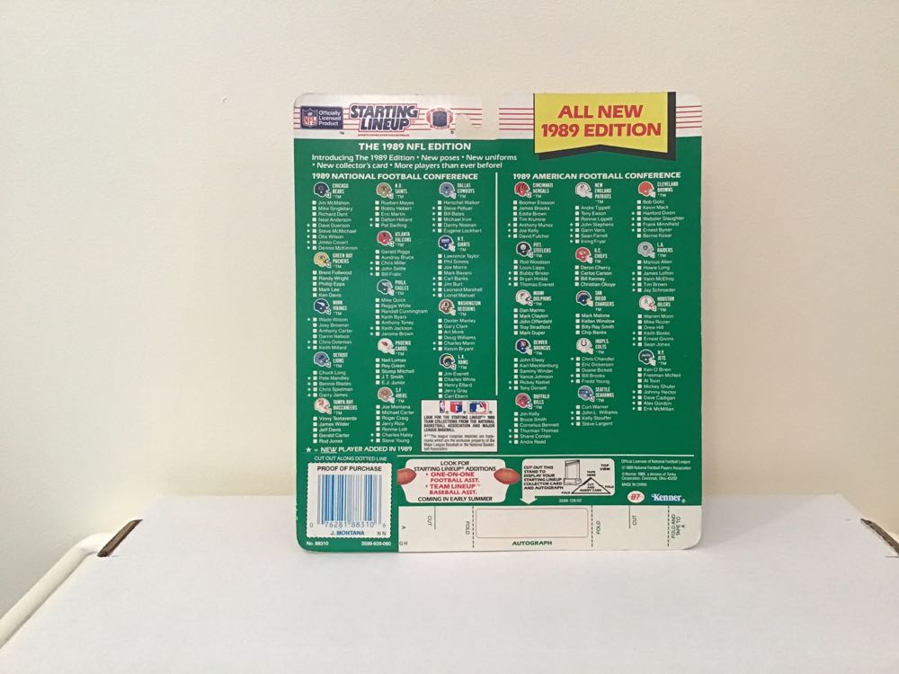 Joe Montana - Kenner action figure collectible - Main Image 2