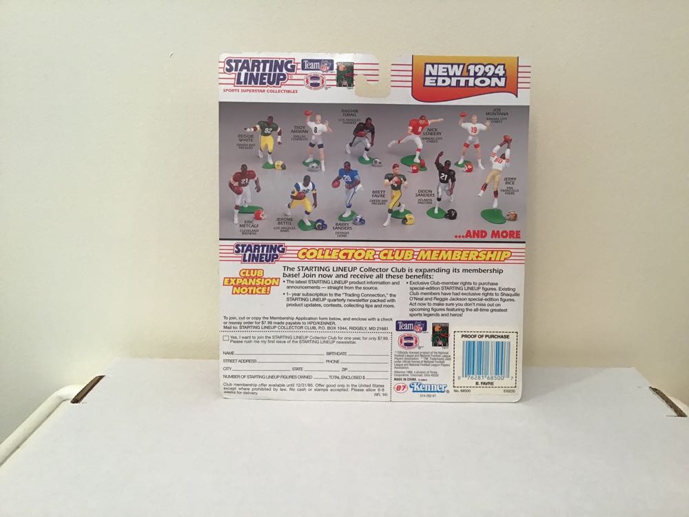 Brett Favre - Kenner action figure collectible - Main Image 2