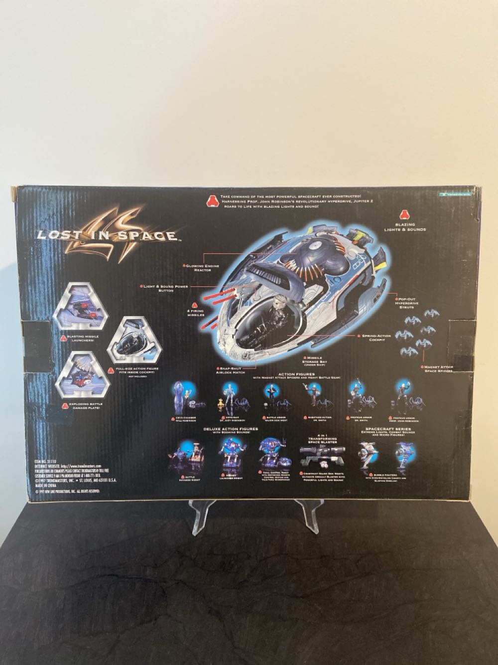 Deluxe Transforming Jupiter 2 - Trendmasters (Lost In Space) action figure collectible [Barcode 096882311105] - Main Image 2