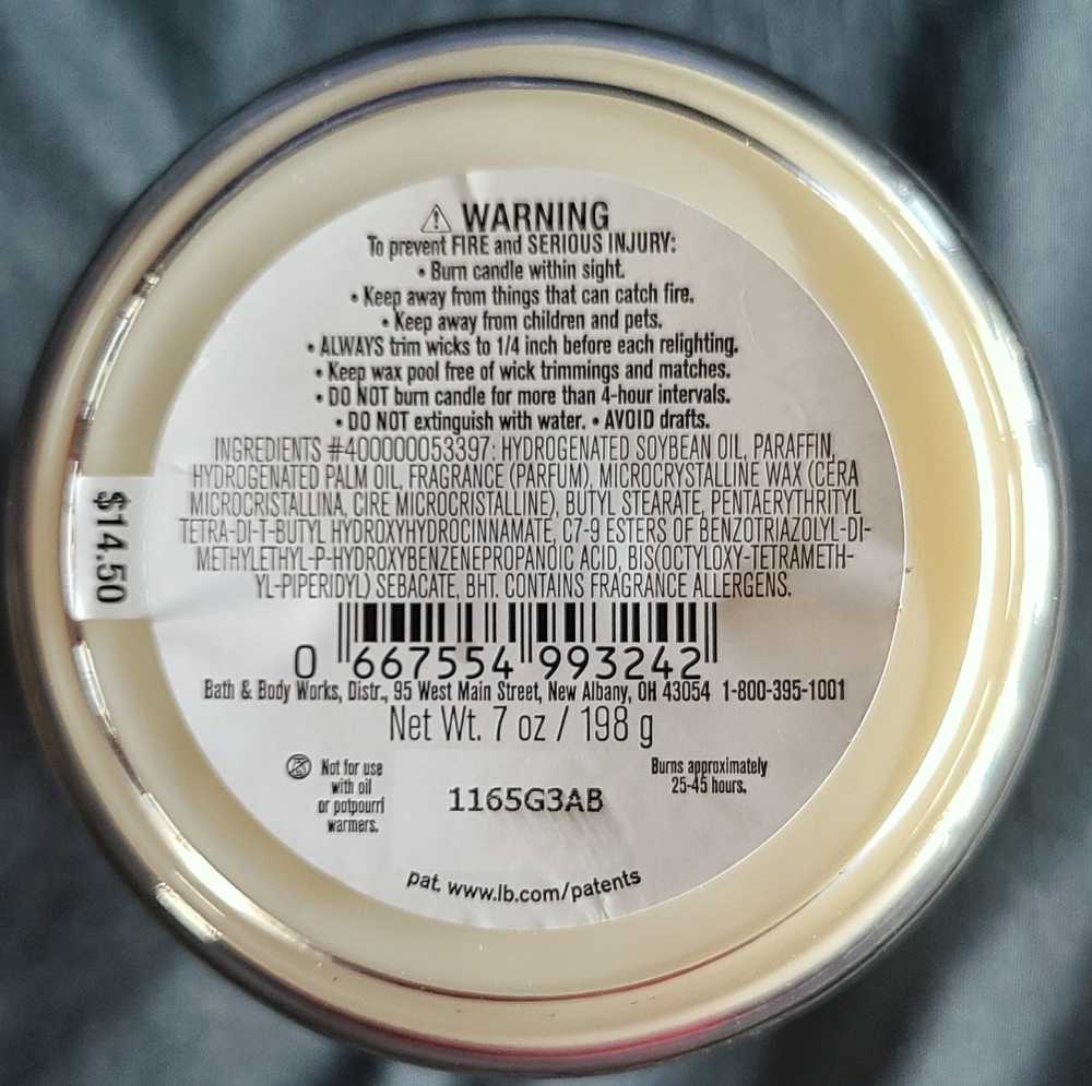 CANDLE: Halloween Bath & Bodyworks Wicked Apple Single Wick 2021  - Bath & Bodyworks Candle (Halloween Candles) action figure collectible [Barcode 667554993242] - Main Image 2