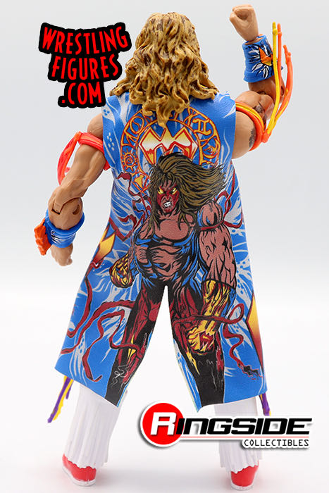 Ultimate Warrior - Mattel (WWE Elite Ringside Exclusive) action figure collectible [Barcode 887961961317] - Main Image 4