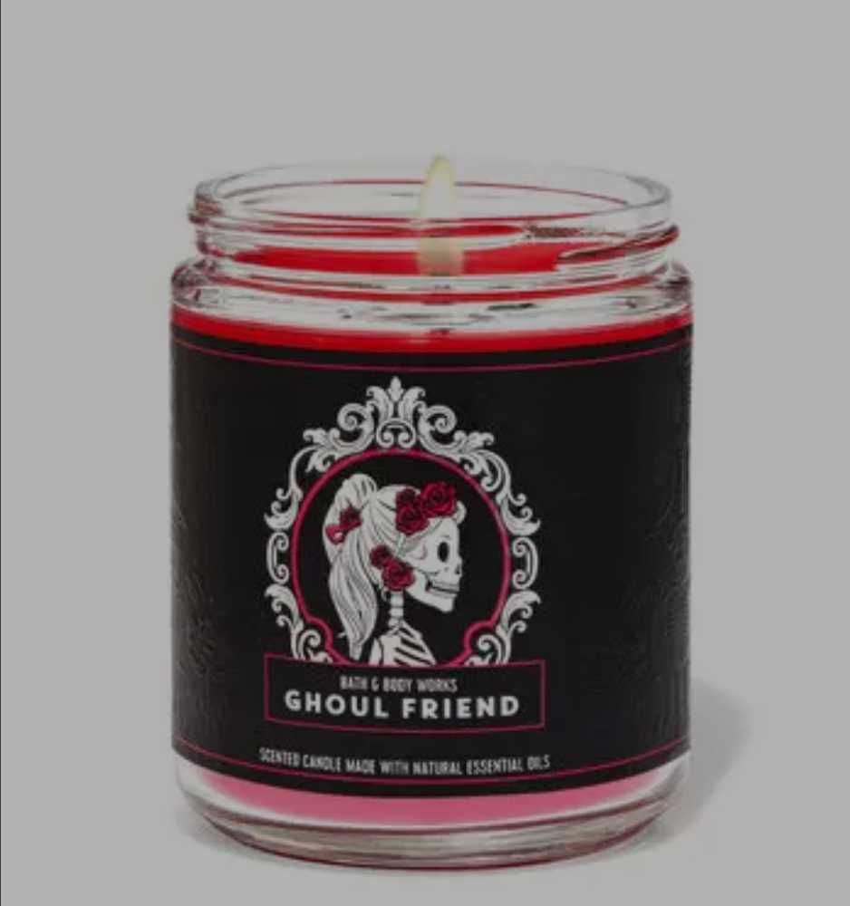 CANDLE: Halloween Bath & Bodyworks Ghoul Friend Single Wick 2021 - Bath & Bodyworks Candle (Halloween Candles) action figure collectible [Barcode 66757481] - Main Image 3
