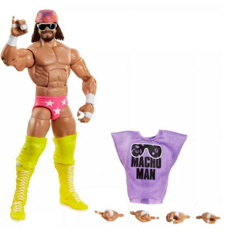 Macho Man Randy Savage - Mattel (WWE Elite Legends) action figure collectible [Barcode 887961948011] - Main Image 4