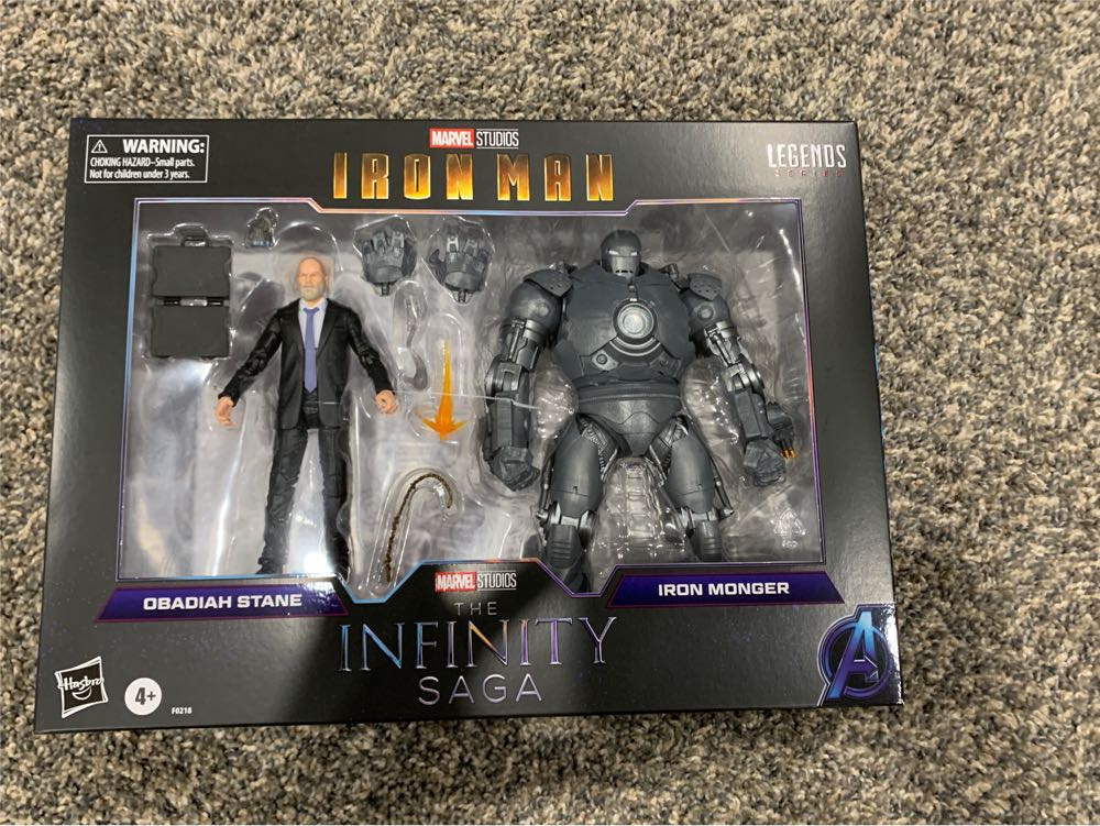 Obadiah Stane & Iron Monger - Hasbro (Marvel Legends Deluxe Series) action figure collectible [Barcode 5010993842681] - Main Image 2