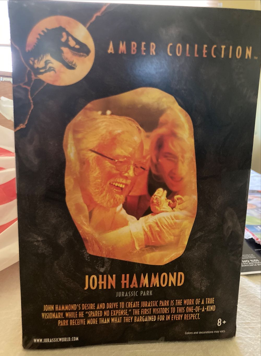 John Hammond - Mattel (Jurassic Park Amber Collection) action figure collectible [Barcode 887961972269] - Main Image 2