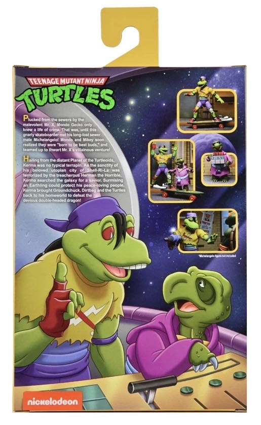 Mondo Gecko & Kerma - Neca/Nickelodeon (Teenage Mutant Ninja Turtles) action figure collectible [Barcode 634482541890] - Main Image 2