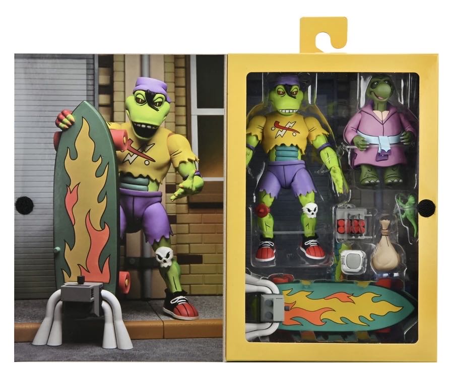Mondo Gecko & Kerma - Neca/Nickelodeon (Teenage Mutant Ninja Turtles) action figure collectible [Barcode 634482541890] - Main Image 3
