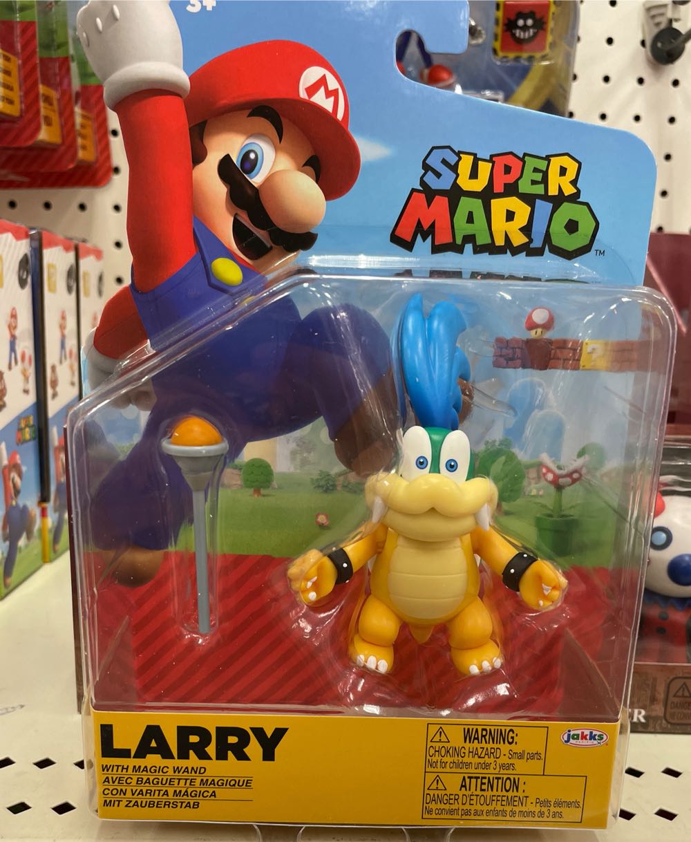 Larry Koopa (with wand) - JAKKS Pacific, Inc. (Super Mario) action figure collectible [Barcode 192995408722] - Main Image 2