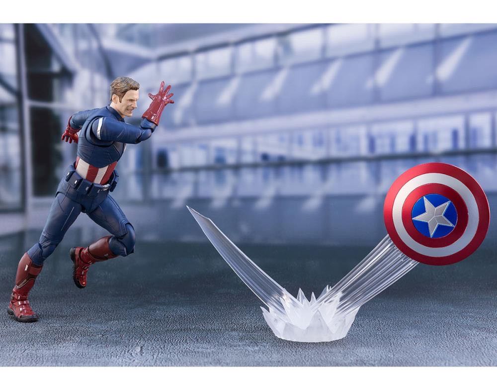 Captain America (Cap vs Cap) Edition - Bandai/Tamashi Nations (Avengers, the) action figure collectible [Barcode 4573102595232] - Main Image 4