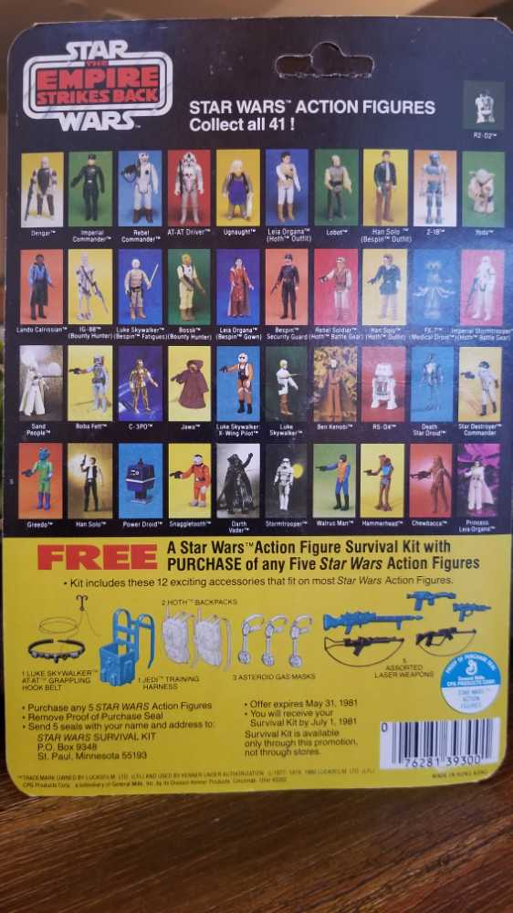 Han Solo (Hoth Outfit) - Kenner (Star Wars Empire Strikes Back) action figure collectible - Main Image 2