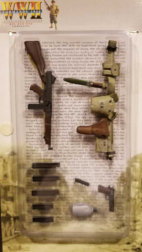 Dragon - 1st Infantry Division Big Red One (Sergeant) Dave - Dragon (WWII Normandy 1945) action figure collectible [Barcode 089195700216] - Main Image 3