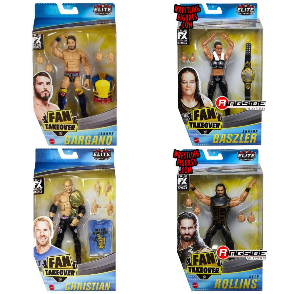 wwe fan takeover elite  action figure collectible - Main Image 2