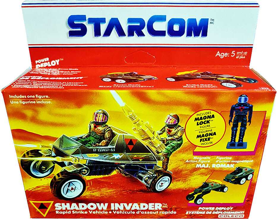 Starcom Shadow Invader - Coleco action figure collectible [Barcode 076930013236] - Main Image 3