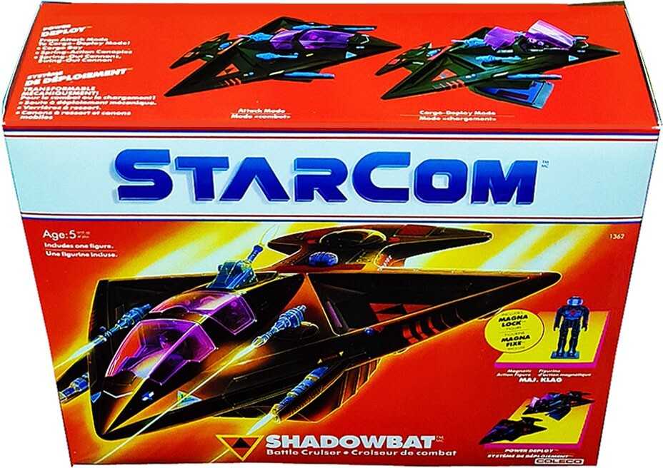 Starcom Shadowbat Battle Cruiser - Coleco (StarCom) action figure collectible [Barcode 076930013625] - Main Image 2