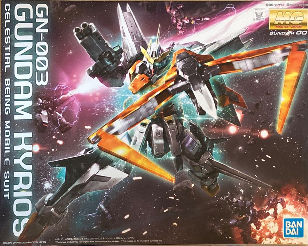 Gundam 00: Gundam Kyrios Bandai Spirits Mg 1 100 - Bandai Spirits action figure collectible [Barcode 4573102595478] - Main Image 2