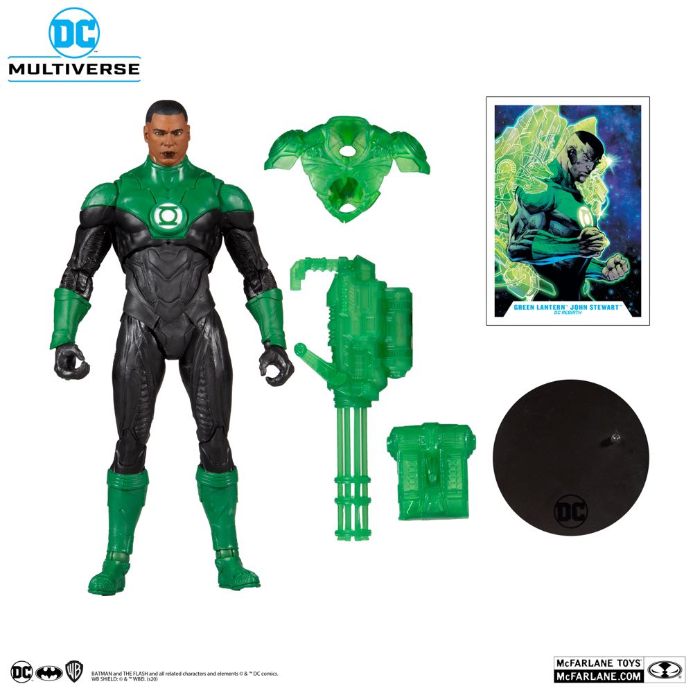 Mcfarlane Toys DC Multiverse Green Lantern John Stewart - McFarlane (DC Multiverse) action figure collectible [Barcode 787926151312] - Main Image 3