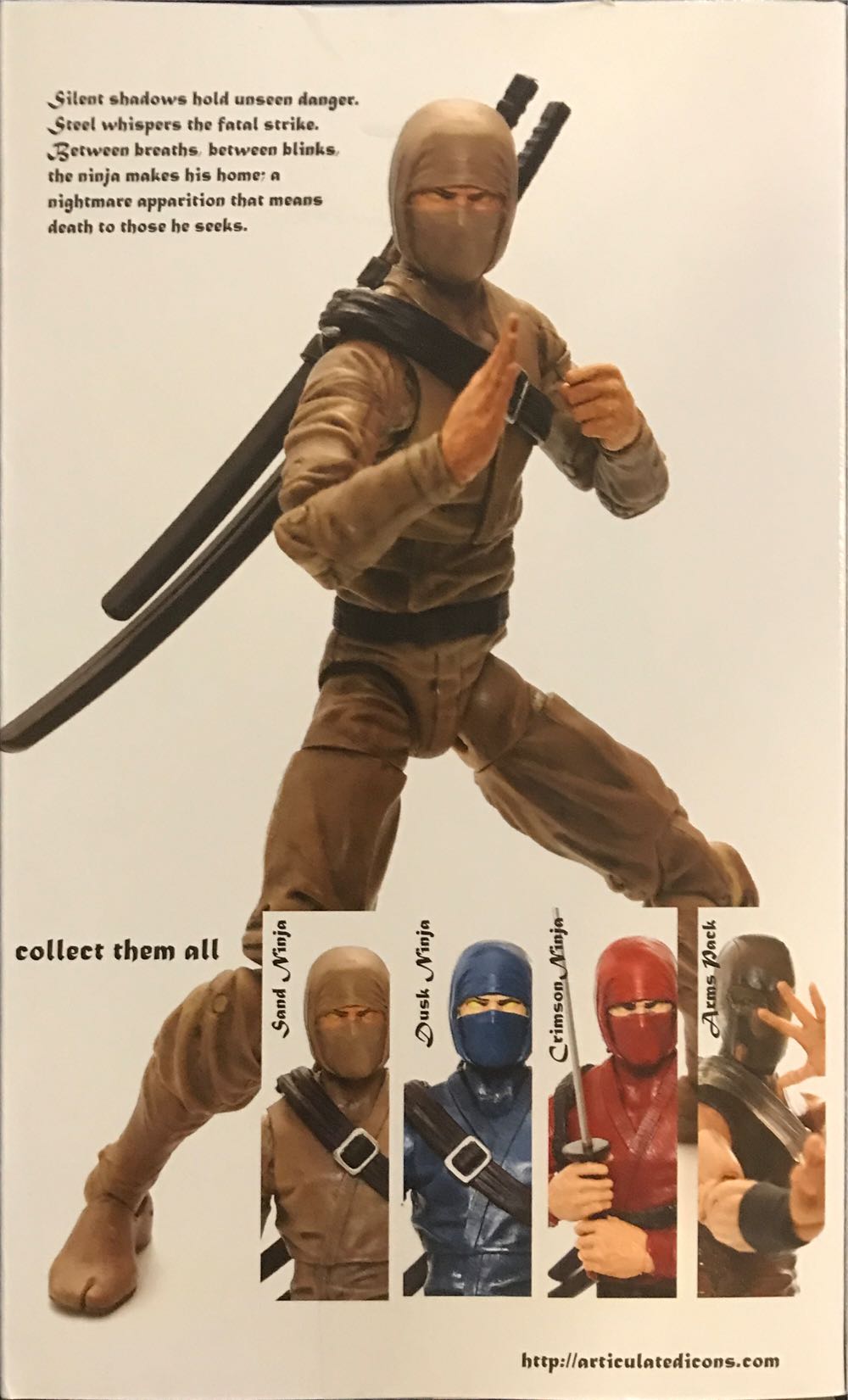 Desert Sun Ninja - The Fwoosh (Articulated Icons: The Feudal Series) action figure collectible [Barcode 6750515238866] - Main Image 2