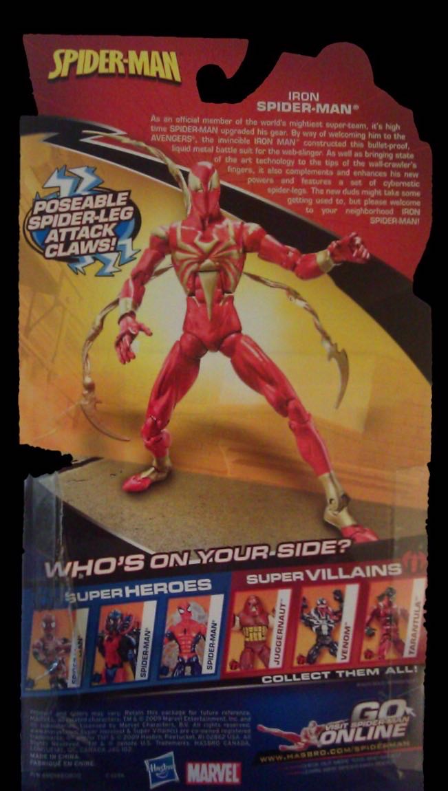 Iron Spider (Classic) - Hasbro (Spider-man Classic Heroes) action figure collectible [Barcode 653569479253] - Main Image 2