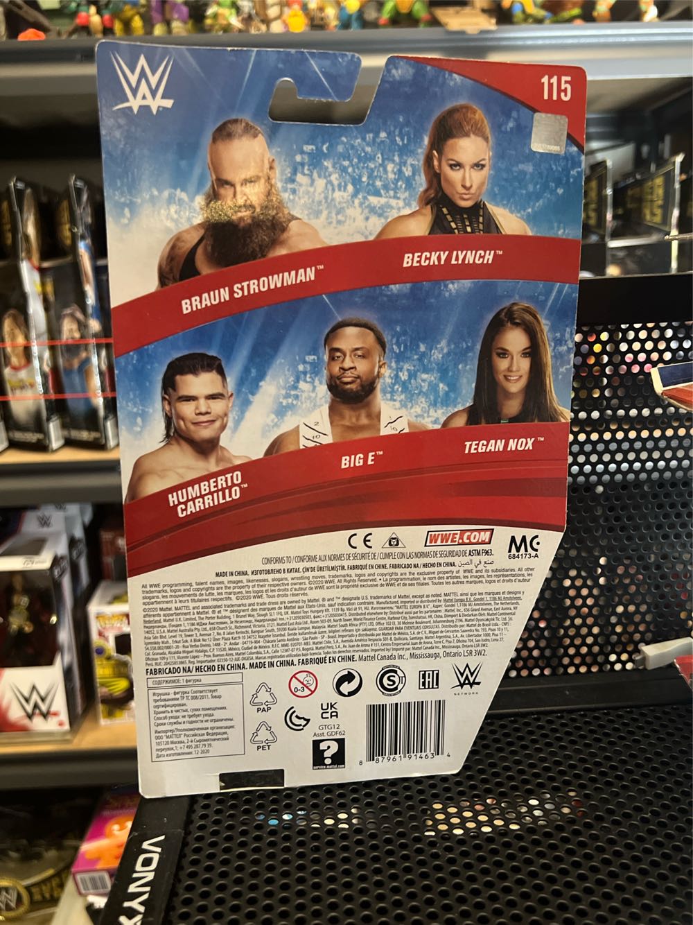 Big E - Mattel Wwe (WWE Mattel Basic) action figure collectible [Barcode 887961914634] - Main Image 2