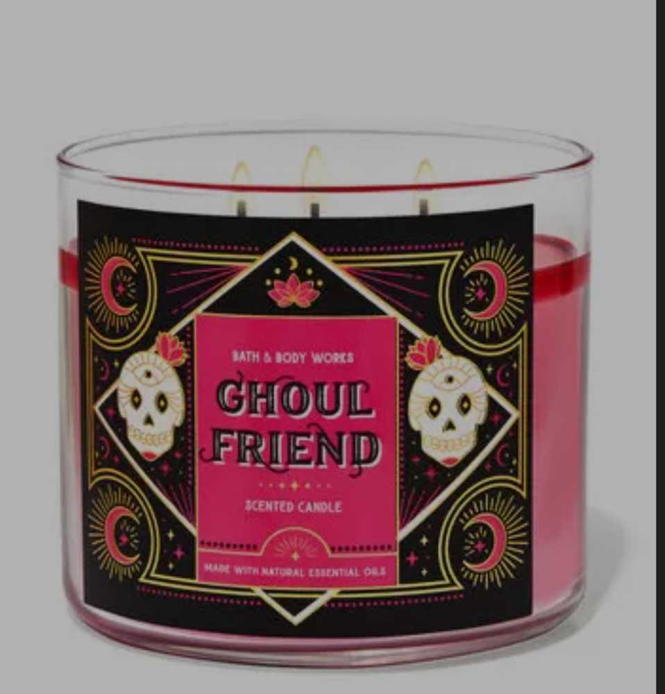 CANDLE: Halloween Bath & Bodyworks Ghoul Friend 2021 - Bath & Bodyworks Candle (Halloween Candles) action figure collectible [Barcode 667555035439] - Main Image 4