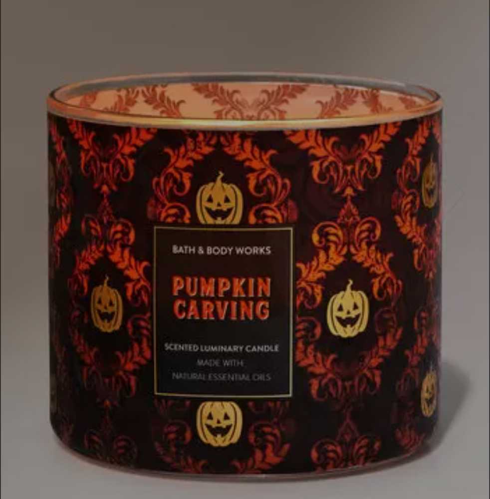 CANDLE: Halloween Bath & Bodyworks Pumpkin Carving 2021 - Bath & Bodyworks Candle (Halloween Candles) action figure collectible [Barcode 667555038812] - Main Image 4