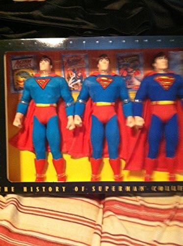 The History Of Superman Collection Three 12 Inch Figures - Kenner (The History of Superman Collection) action figure collectible [Barcode 076281276625] - Main Image 1