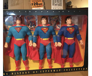 The History Of Superman Collection Three 12 Inch Figures - Kenner (The History of Superman Collection) action figure collectible [Barcode 076281276625] - Main Image 2