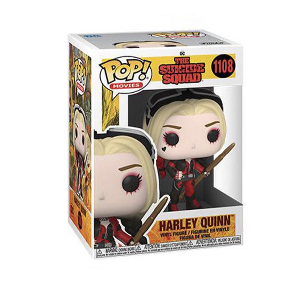 DC Comics: Funko Pop! The Suicide Squad - Harley Quinn Bodysuit #1108 - Funko (DC Super Heroes) action figure collectible [Barcode 889698560153] - Main Image 1