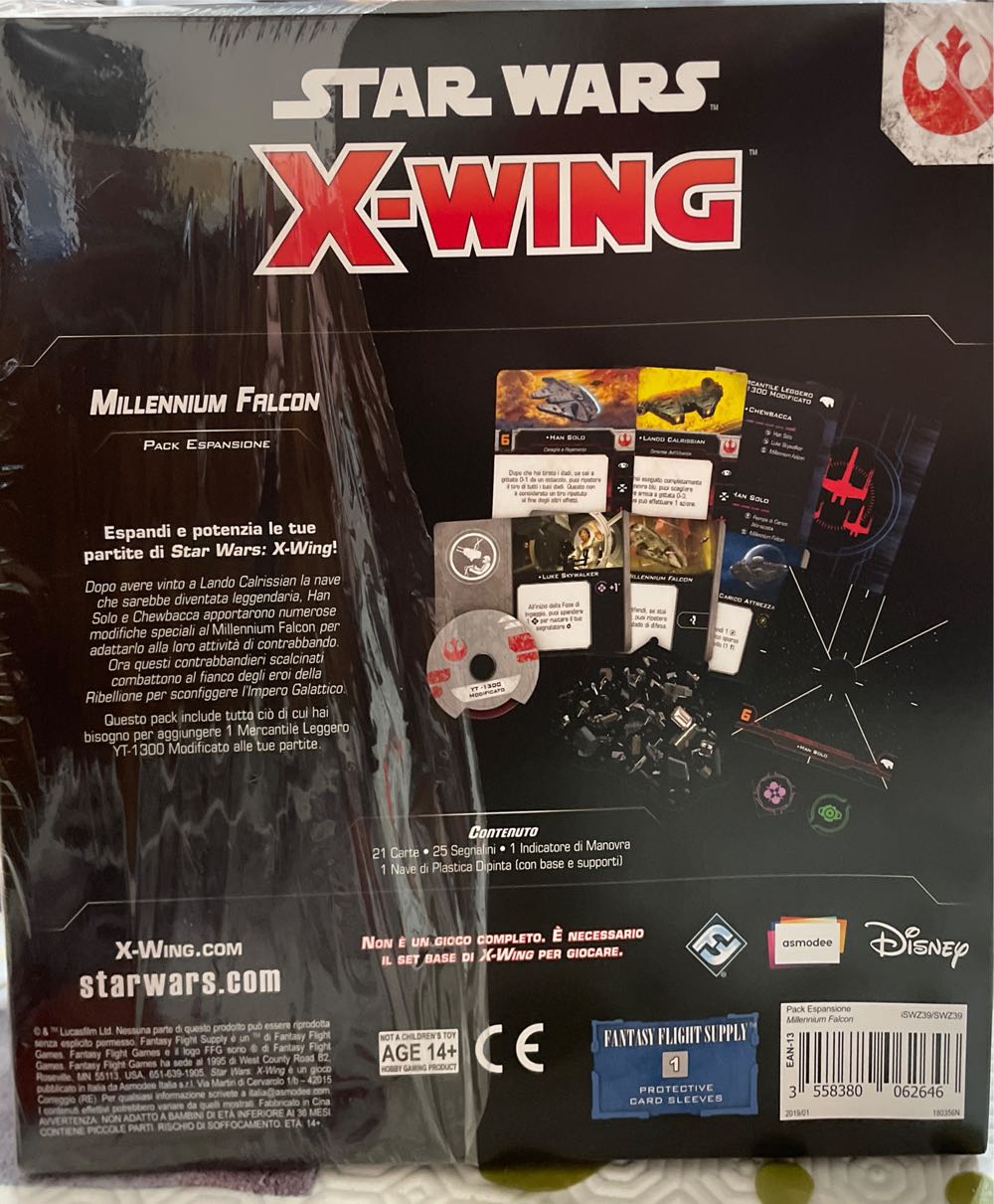 Asmodee Star Wars Millennium Falcon - Asmodee (Star Wars) action figure collectible [Barcode 3558380062646] - Main Image 2