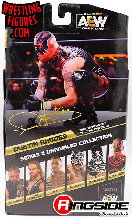 Dustin Rhodes [Red] - Jazwares (AEW - Unrivaled) action figure collectible - Main Image 4