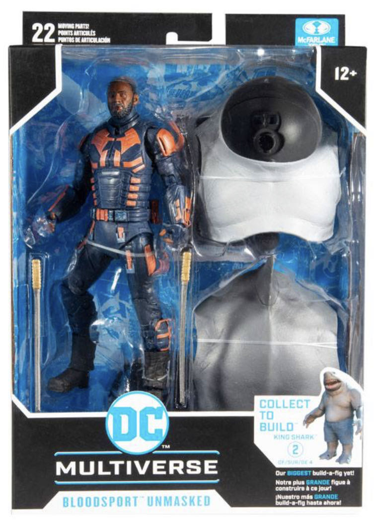 DC Multiverse Suicide Squad Series BLOODSPORT UNMASKED Variant (Walmart Exclusive) - McFarlane (DC Multiverse) action figure collectible - Main Image 1