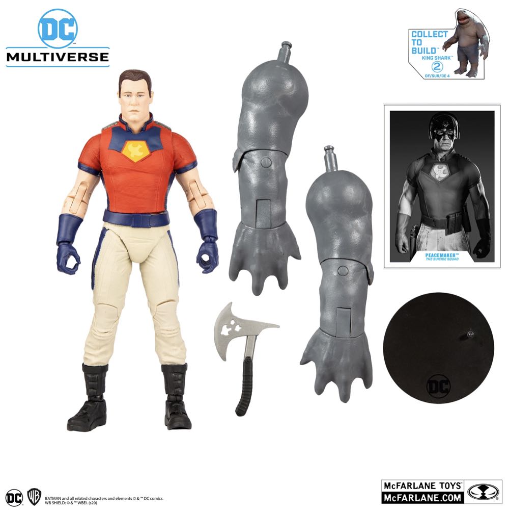 DC Multiverse The Suicide Squad Peacemaker (Unmasked) - McFarlane (DC Multiverse) action figure collectible - Main Image 2
