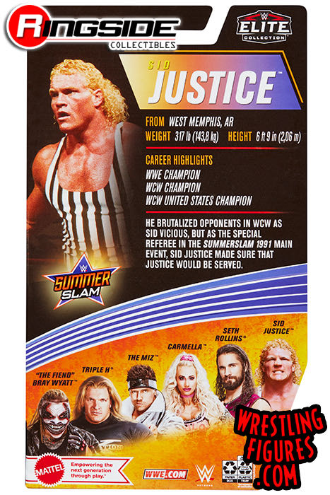 Sid Justice - Mattel Wwe (WWE Elite Collection 86) action figure collectible - Main Image 4