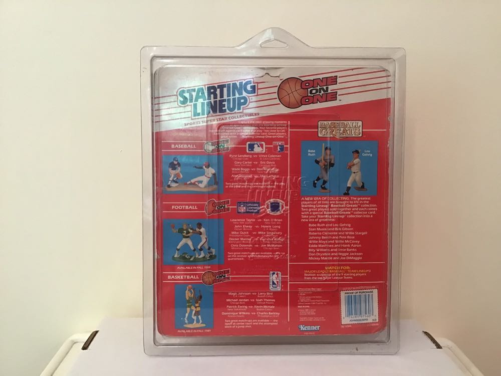 Magic Johnson / Larry Bird - Kenner (One On One) action figure collectible - Main Image 2