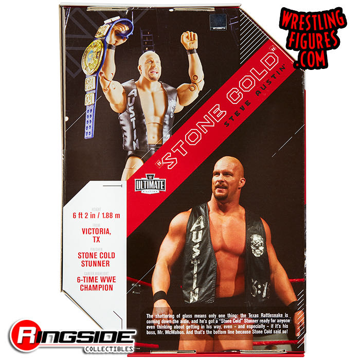 Stone Cold Steve Austin - Mattel Wwe (WWE Ultimate Edition 9) action figure collectible - Main Image 4